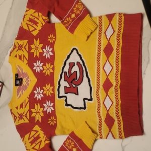 NFL Team Apparel Kansas City Chiefs Sweater Large